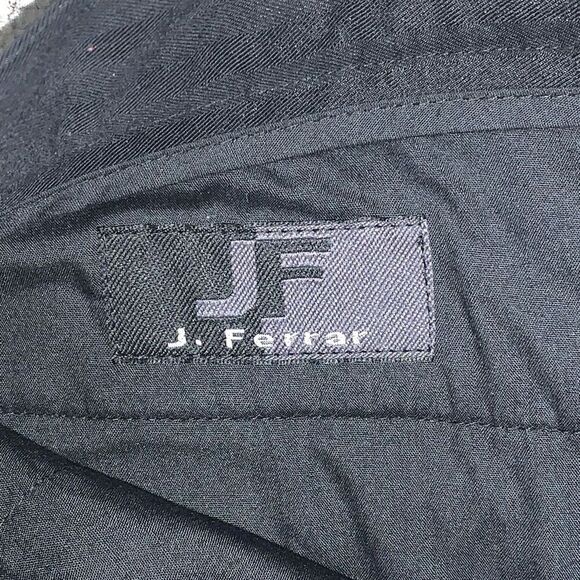 Brand New J. Ferrar Men's Size 34 Black Flat Pleated Front‎ Shorts Rayon Blend - Picture 3 of 8